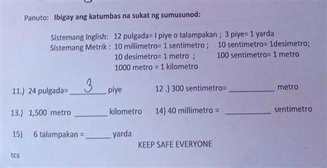 24 pulgada to piye answer